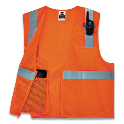 Glowear 8210z Class 2 Economy Mesh Vest, Polyester, Orange, 2x-large/3x-large, Ships In 1-3 Business Days