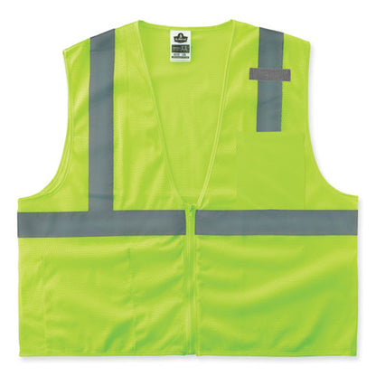 Glowear 8210z Class 2 Economy Mesh Vest, Polyester, Lime, 4x-large/5x-large, Ships In 1-3 Business Days