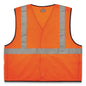 Glowear 8216ba Class 2 Breakaway Mesh Id Holder Vest, Polyester, Small/medium, Orange, Ships In 1-3 Business Days