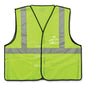 Glowear 8216ba Class 2 Breakaway Mesh Id Holder Vest, Polyester, Small/medium, Lime, Ships In 1-3 Business Days