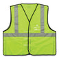 Glowear 8216ba Class 2 Breakaway Mesh Id Holder Vest, Polyester, Large/x-large, Lime, Ships In 1-3 Business Days