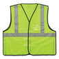 Glowear 8216ba Class 2 Breakaway Mesh Id Holder Vest, Polyester, 2x-large/3x-large, Lime, Ships In 1-3 Business Days