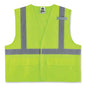 Glowear 8220hl Class 2 Standard Mesh Hook And Loop Vest, Polyester, Large/x-large, Lime, Ships In 1-3 Business Days