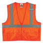 Glowear 8225z Class 2 Standard Solid Vest, Polyester, Orange, Large/-large, Ships In 1-3 Business Days