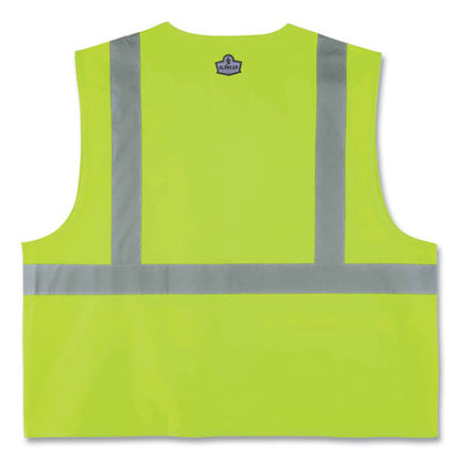Glowear 8225z Class 2 Standard Solid Vest, Polyester, Lime, Small/medium, Ships In 1-3 Business Days