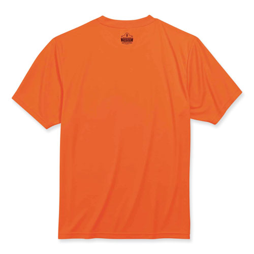 Glowear 8089 Non-certified Hi-vis T-shirt, Polyester, Medium, Orange, Ships In 1-3 Business Days