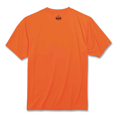 Glowear 8089 Non-certified Hi-vis T-shirt, Polyester, 5x-large, Orange, Ships In 1-3 Business Days