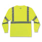 Glowear 8391 Class 3 Hi-vis Long Sleeve Shirt, Polyester, Lime, Large, Ships In 1-3 Business Days