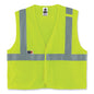 Glowear 8263frhl Class 2 Fr Safety Economy Hook/loop Vest, Modacrylic Mesh/cotton, 2xla/3xl, Lime, Ships In 1-3 Business Days