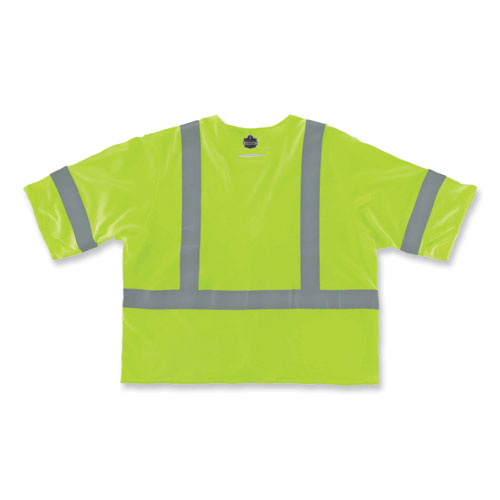 Glowear 8356frhl Class 3 Fr Hook And Loop Safety Vest With Sleeves, Modacrylic, Large/xl, Lime, Ships In 1-3 Business Days