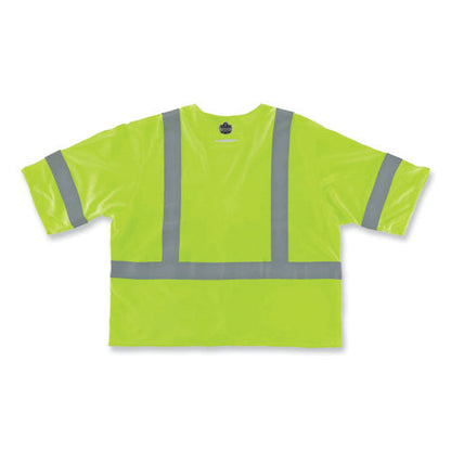 Glowear 8356frhl Class 3 Fr Hook And Loop Safety Vest With Sleeves, Modacrylic, 4xl/5xl, Lime, Ships In 1-3 Business Days