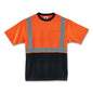 Glowear 8289bk Class 2 Hi-vis T-shirt With Black Bottom, 2x-large, Orange, Ships In 1-3 Business Days