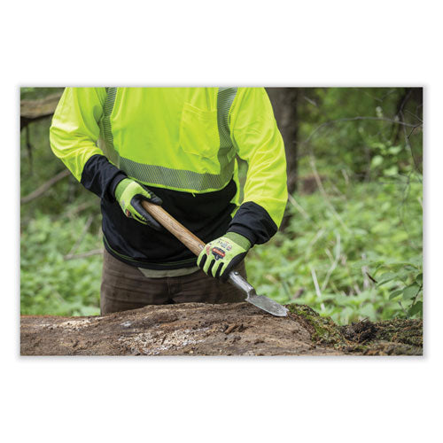 Glowear 8281bk Class 2 Long Sleeve Shirt With Black Bottom, Polyester, Medium, Lime, Ships In 1-3 Business Days