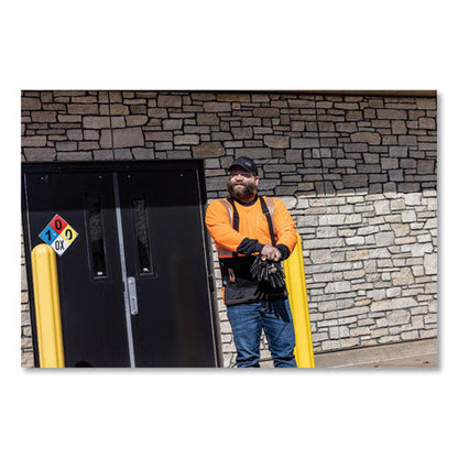 Glowear 8281bk Class 2 Long Sleeve Shirt With Black Bottom, Polyester, 3x-large, Orange, Ships In 1-3 Business Days