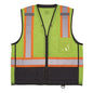 Glowear 8251hdz Class 2 Two-tone Hi-vis Safety Vest, Small To Medium, Lime, Ships In 1-3 Business Days