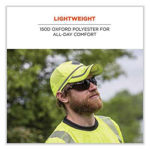 Glowear 8930 Hi-vis Baseball Cap, Polyester, One Size Fits Most, Lime, Ships In 1-3 Business Days