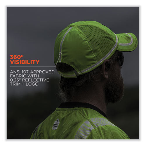 Glowear 8930 Hi-vis Baseball Cap, Polyester, One Size Fits Most, Lime, Ships In 1-3 Business Days