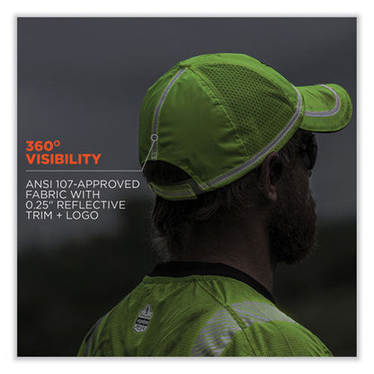 Glowear 8930 Hi-vis Baseball Cap, Polyester, One Size Fits Most, Lime, Ships In 1-3 Business Days