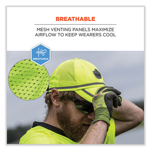 Glowear 8930 Hi-vis Baseball Cap, Polyester, One Size Fits Most, Lime, Ships In 1-3 Business Days