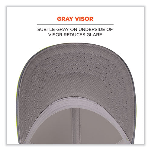 Glowear 8931 Reflective Stretch-fit Hat, Cotton/polyester, Ergodyne Logo, Large/xl, Hi-vis Lime, Ships In 1-3 Business Days