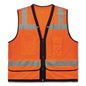 Glowear 8253hdz Class 2 Heavy-duty Mesh Surveyors Vest, Polyester, 2x-large/3x-large, Orange, Ships In 1-3 Business Days