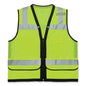 Glowear 8253hdz Class 2 Heavy-duty Mesh Surveyors Vest, Polyester, Large/x-large, Lime, Ships In 1-3 Business Days