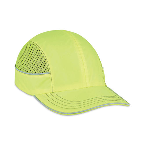 Skullerz 8950 Bump Cap Hat, Long Brim, Lime, Ships In 1-3 Business Days
