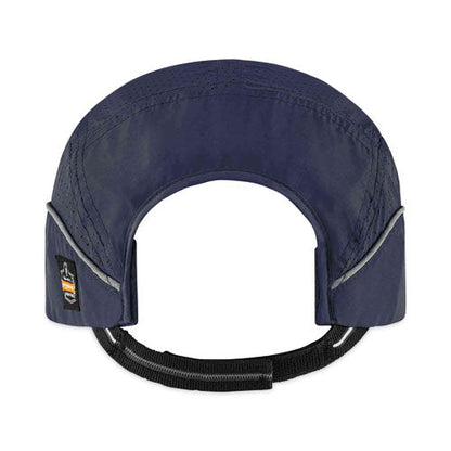 Skullerz 8955 Lightweight Bump Cap Hat, Short Brim, Navy, Ships In 1-3 Business Days