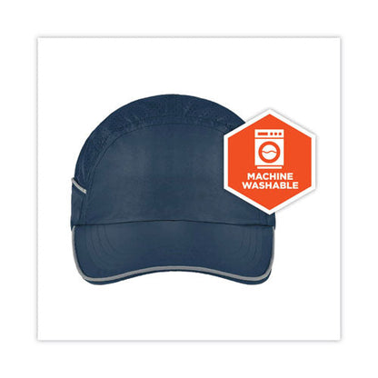 Skullerz 8955 Lightweight Bump Cap Hat, Long Brim, Navy, Ships In 1-3 Business Days