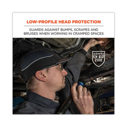 Skullerz 8950 Bump Cap Hat, Micro Brim, Navy, Ships In 1-3 Business Days