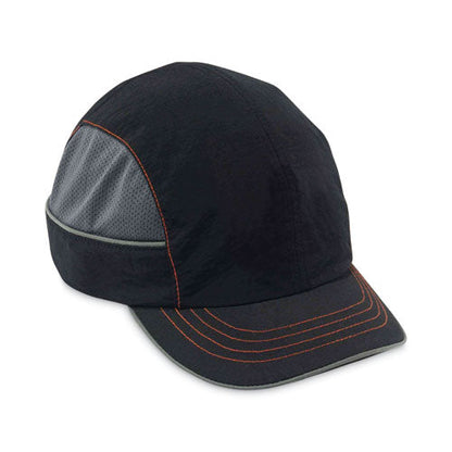 Skullerz 8950xl Xl Bump Cap Hat, Short Brim, Black, Ships In 1-3 Business Days