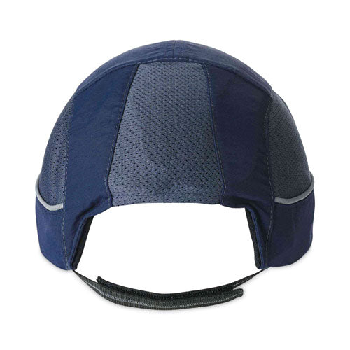 Skullerz 8950xl Xl Bump Cap Hat, Short Brim, Navy, Ships In 1-3 Business Days
