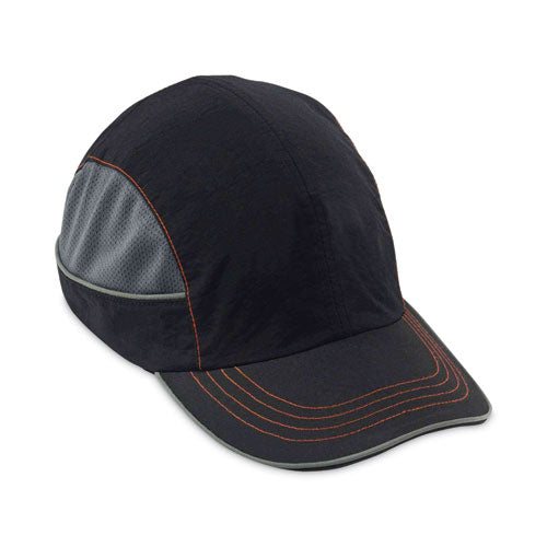 Skullerz 8950xl Xl Bump Cap Hat, Long Brim, Black, Ships In 1-3 Business Days
