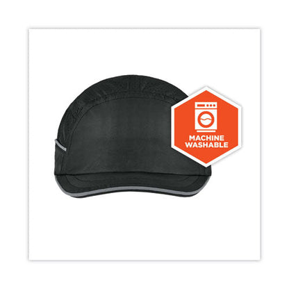 Skullerz 8955 Lightweight Bump Cap Hat, Micro Brom, Black, Ships In 1-3 Business Days