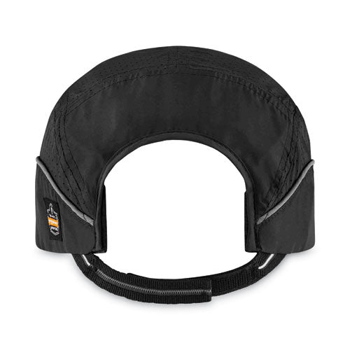 Skullerz 8955 Lightweight Bump Cap Hat, Long Brim, Black, Ships In 1-3 Business Days