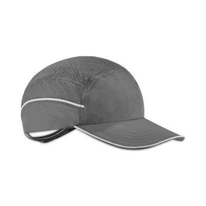 Skullerz 8965 Lightweight Bump Cap Hat With Led Lighting, Long Brim, Black, Ships In 1-3 Business Days