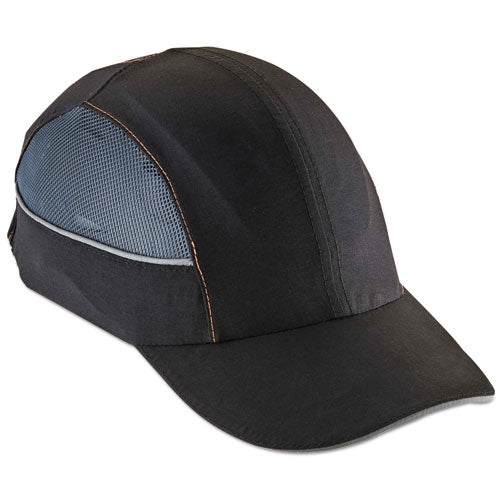 Skullerz 8960 Bump Cap With Led Lighting, Long Brim, Black, Ships In 1-3 Business Days