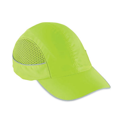 Skullerz 8960 Bump Cap With Led Lighting, Long Brim, Lime Green, Ships In 1-3 Business Days