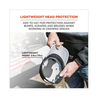 Skullerz 8945 Universal Bump Cap Insert, Gray, Ships In 1-3 Business Days