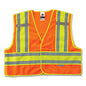 Glowear 8245psv Class 2 Public Safety Vest, Polyester, 4x-large/5x-large, Orange, Ships In 1-3 Business Days