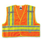 Glowear 8245psv Class 2 Public Safety Vest, Polyester, 6x-large/7x-large, Orange, Ships In 1-3 Business Days