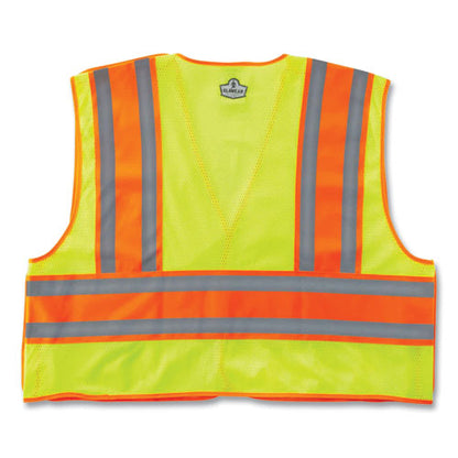 Glowear 8245psv Class 2 Public Safety Vest, Polyester, Small/medium, Lime, Ships In 1-3 Business Days