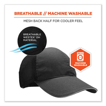 Skullerz 8946 Baseball Cap, Cotton/polyester, One Size Fits Most, Black, Ships In 1-3 Business Days