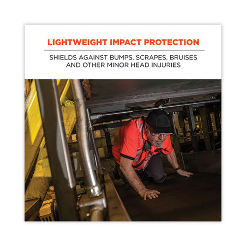 Skullerz 8946 Baseball Cap With Bump Cap Insert, Os, Black, Ships In 1-3 Business Days