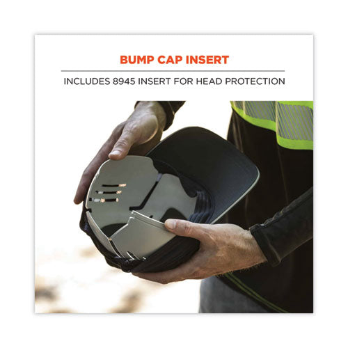 Skullerz 8946 Baseball Cap With Bump Cap Insert, Os, Navy, Ships In 1-3 Business Days