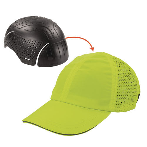 Skullerz 8947 Lightweight Baseball Hat And Bump Cap Insert, Medium/large, Lime, Ships In 1-3 Business Days