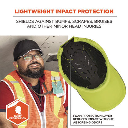 Skullerz 8947 Lightweight Baseball Hat And Bump Cap Insert, X-large/2x-large, Lime, Ships In 1-3 Business Days