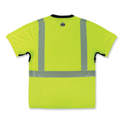 Glowear 8283bk Class 2 Lightweight Performance Hi-vis T-shirt, Polyester, 3x-large, Lime, Ships In 1-3 Business Days