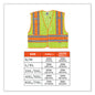 Glowear 8245psv Class 2 Public Safety Vest, Polyester, 6x-large/7x-large, Lime, Ships In 1-3 Business Days