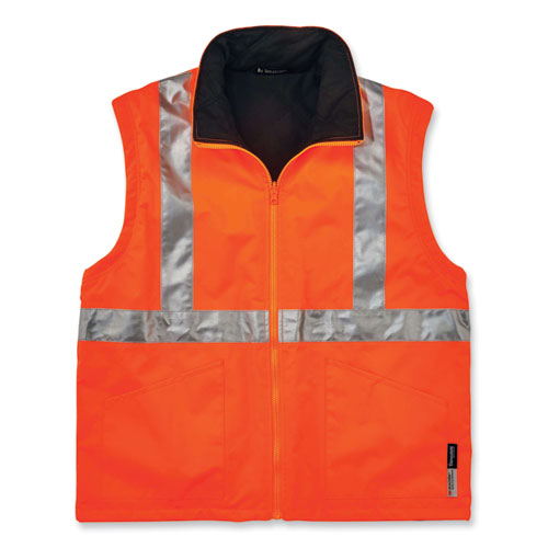 Glowear 8385 Class 3 Hi-vis 4-in-1 Jacket, Small, Orange, Ships In 1-3 Business Days
